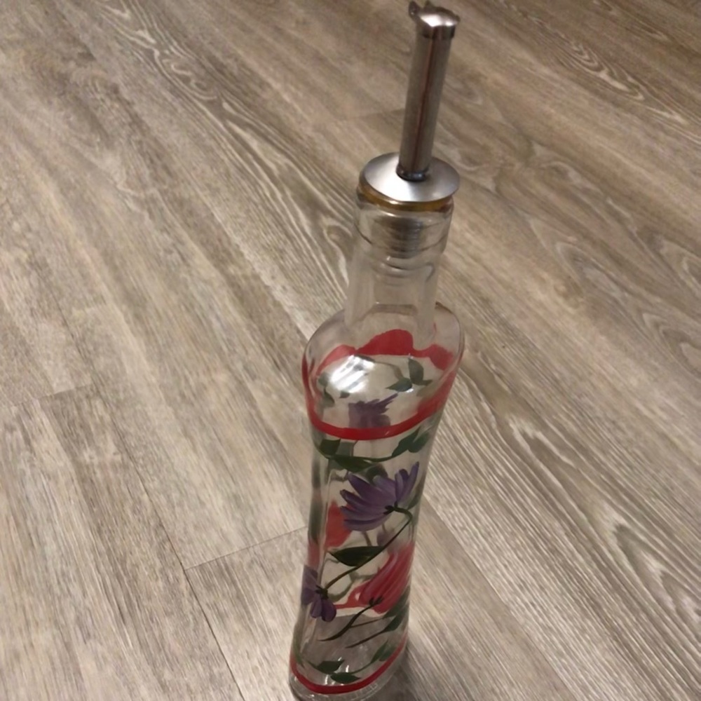 Vintage Hand Painted Cooking Oil Pourer